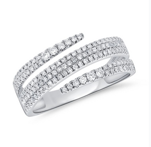 14K GOLD DIAMOND ANNIE RING