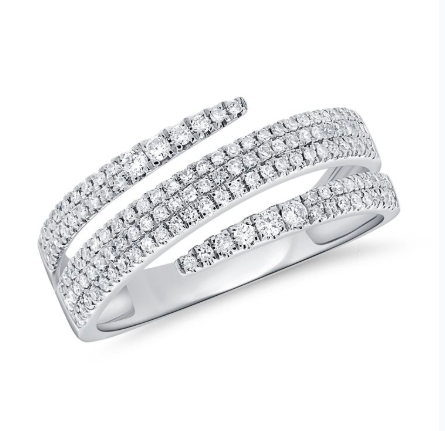 14K GOLD DIAMOND ANNIE RING