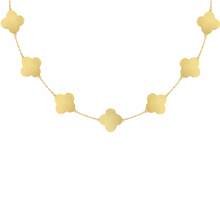 14K GOLD LARGE MEGAN CLOVER NECKLACE