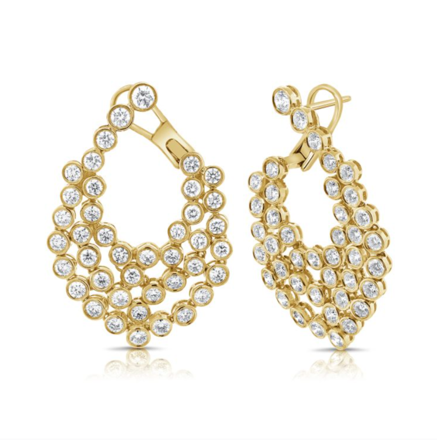 14K GOLD DIAMOND ANNABELLA EARRINGS