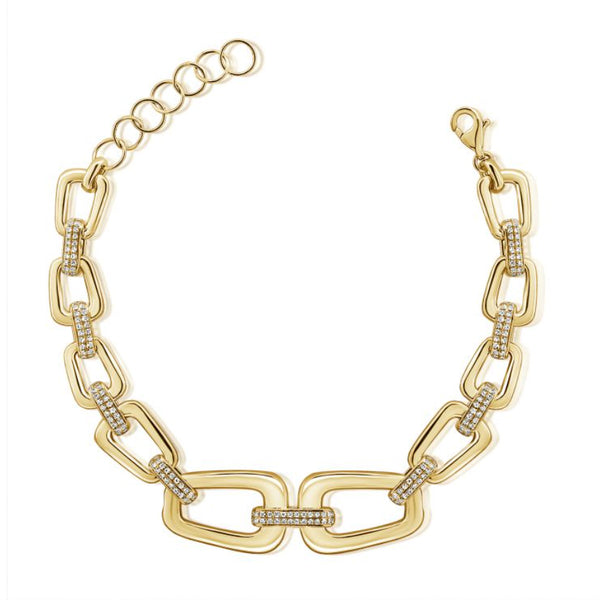 14K GOLD DIAMOND KENDRA BRACELET