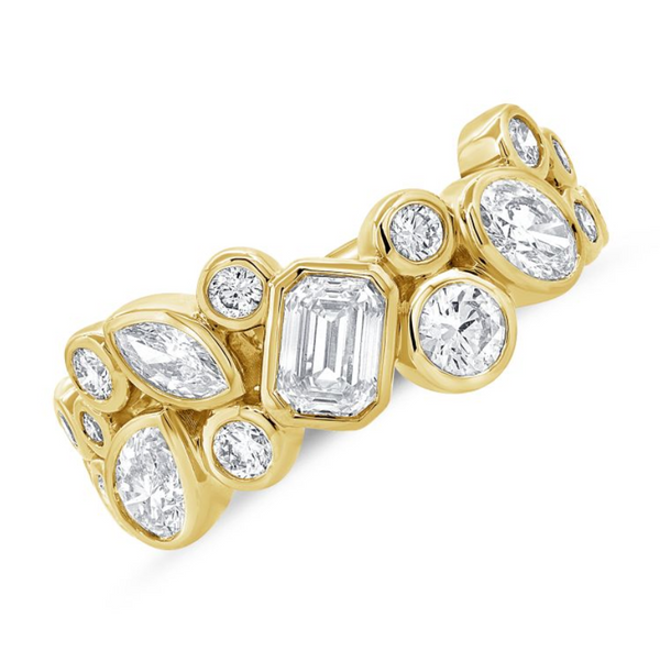 14K GOLD DIAMOND ELLIE RING
