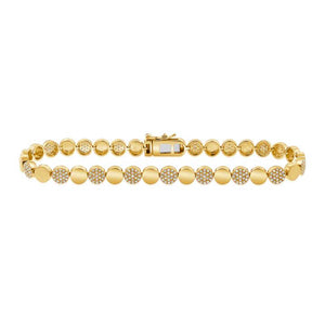 14K GOLD DIAMOND KIM BRACELET