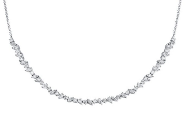 14K GOLD DIAMOND NINA NECKLACE