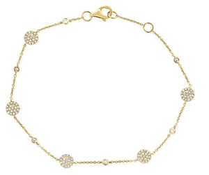 14K GOLD DIAMOND KAYLIE BRACELET