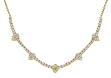 14K GOLD DIAMOND CARISSA PEAR NECKLACE