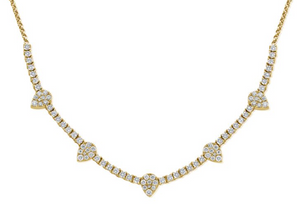 14K GOLD DIAMOND CARISSA PEAR NECKLACE