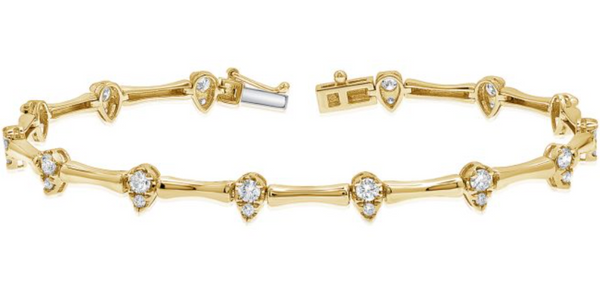 14K GOLD DIAMOND SKYE BRACELET