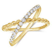 14K GOLD DIAMOND COURTNEY RING