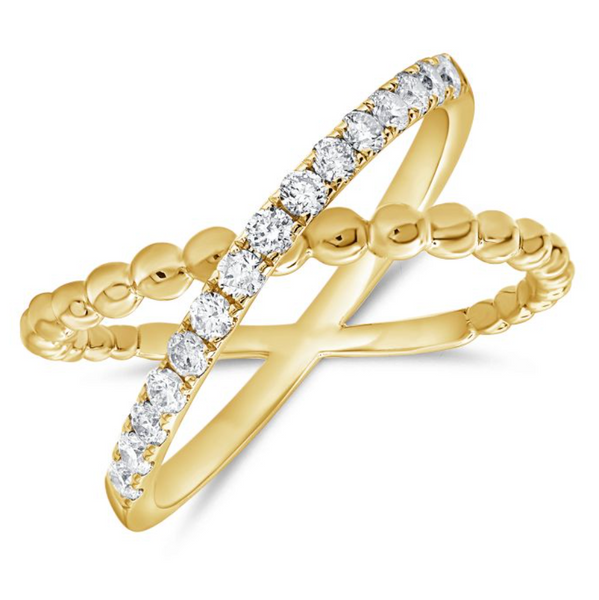 14K GOLD DIAMOND COURTNEY RING