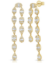 14K GOLD DIAMOND LORELAI EARRINGS