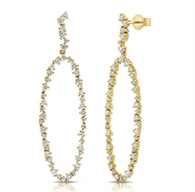 14K GOLD DIAMOND SAVANNAH EARRINGS