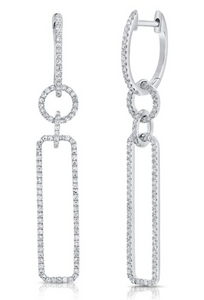 14K GOLD DIAMOND ARIANNA EARRINGS