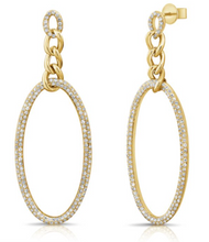 14K GOLD DIAMOND LENI EARRINGS