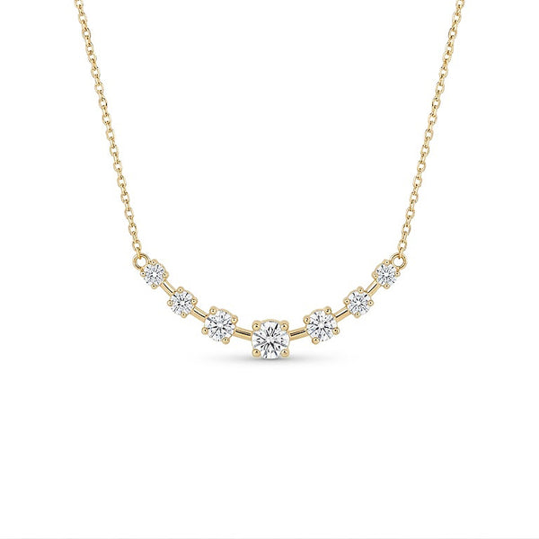 14K GOLD DIAMOND ASHLEIGH NECKLACE