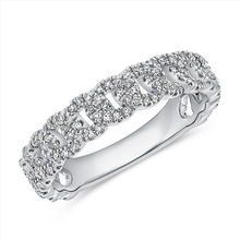 14K GOLD DIAMOND ALEXIA CHAIN RING
