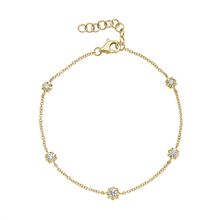 14K GOLD DIAMOND DAPHNE BRACELET