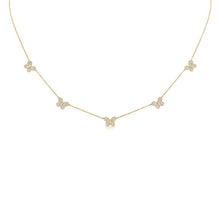 14K GOLD DIAMOND BRIELLE BUTTERFLY NECKLACE