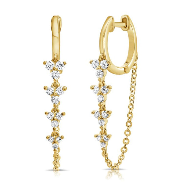 14K GOLD DIAMOND MADDY EARRINGS