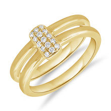 14K GOLD DIAMOND KIM RING