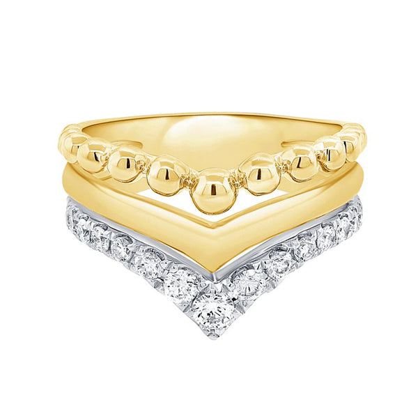 14K GOLD DIAMOND RYNN RING