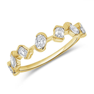 14K GOLD DIAMOND BELLA RING