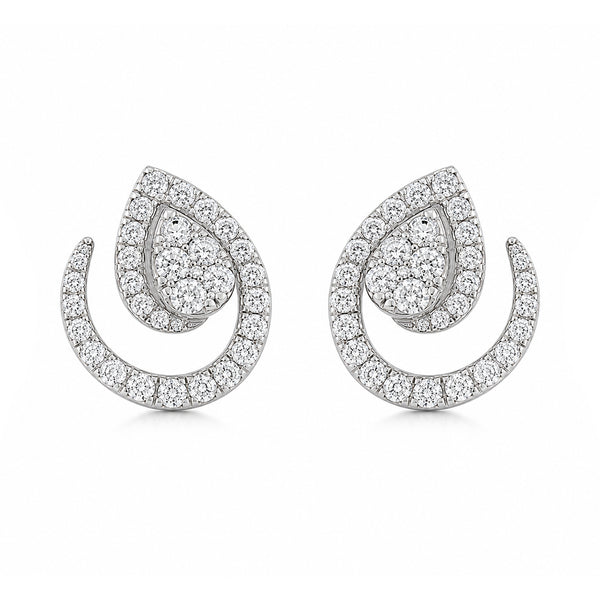 14K GOLD DIAMOND MELISSA EARRINGS