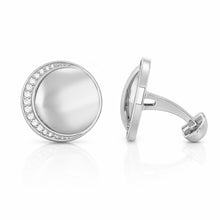 14K GOLD DIAMOND ELIE CUFFLINKS