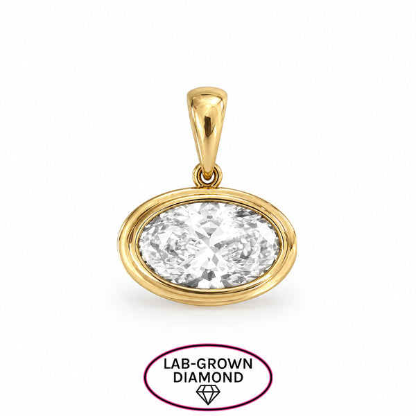 14K GOLD LAB GROWN DIAMOND LEXI CHARM