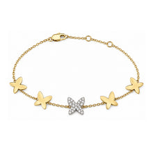 14K GOLD DIAMOND MAEVE BUTTERFLY BRACELET