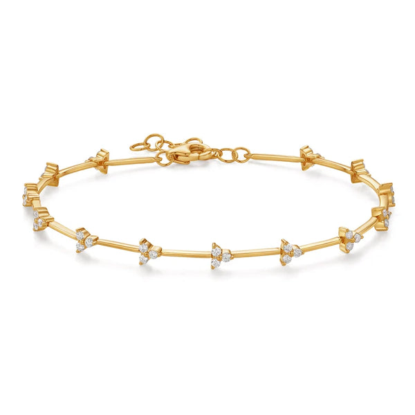 14K GOLD DIAMOND BETSY BRACELET