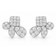 14K GOLD DIAMOND MONICA STUDS