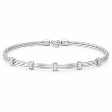 14K GOLD DIAMOND DORI FLEX BANGLE