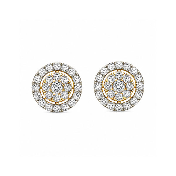 14K GOLD DIAMOND CALLIE STUDS
