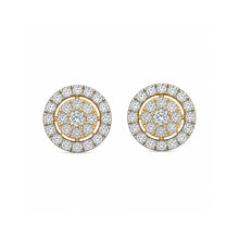 14K GOLD DIAMOND CALLIE STUDS