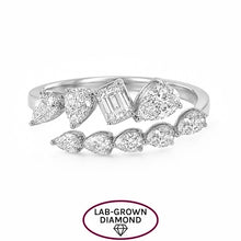 14K GOLD LAB GROWN DIAMOND CAMERON RING