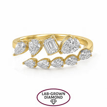14K GOLD LAB GROWN DIAMOND CAMERON RING