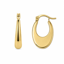 14K GOLD CASEY HOOPS