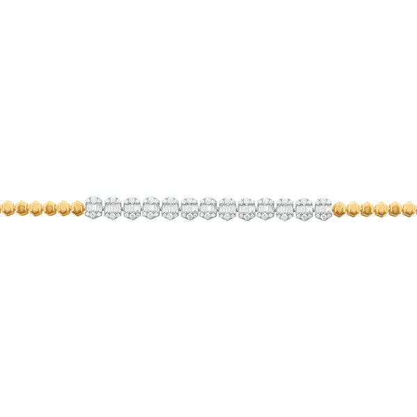 14K GOLD DIAMOND CINDY BRACELET