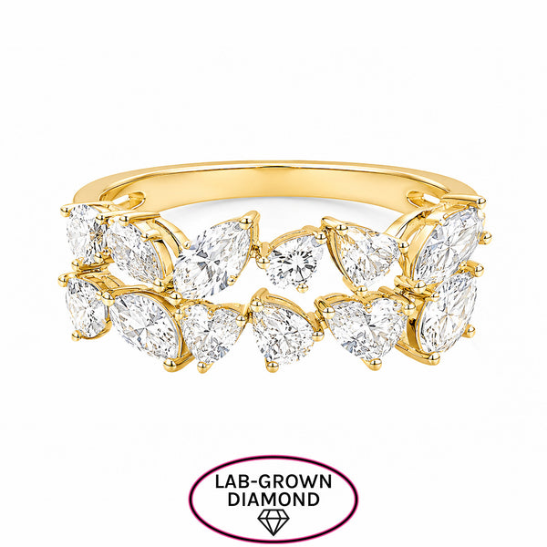 14K GOLD LAB GROWN DIAMOND RELLA RING