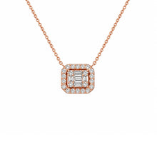 14K GOLD DIAMOND COVE NECKLACE