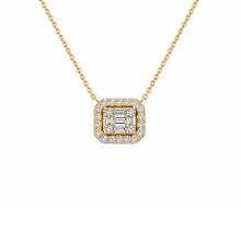 14K GOLD DIAMOND COVE NECKLACE