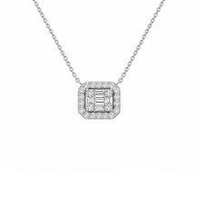 14K GOLD DIAMOND COVE NECKLACE