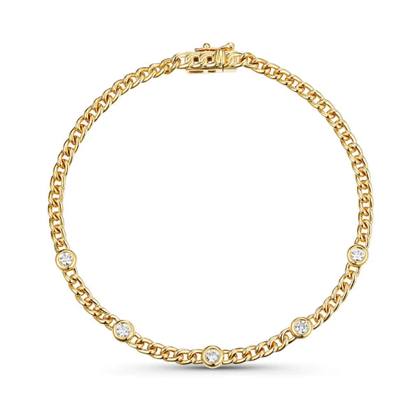 14K GOLD DIAMOND DAWN BRACELET