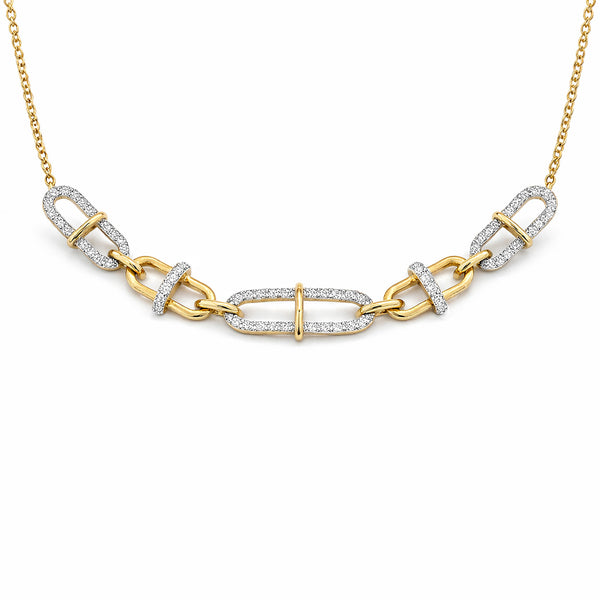 14K GOLD DIAMOND MILLIE NECKLACE