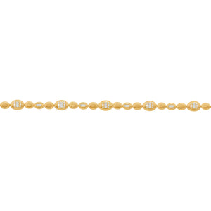 14K GOLD DIAMOND DEVON BRACELET