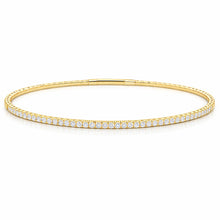 14K GOLD DIAMOND JOELLE FLEX BANGLE