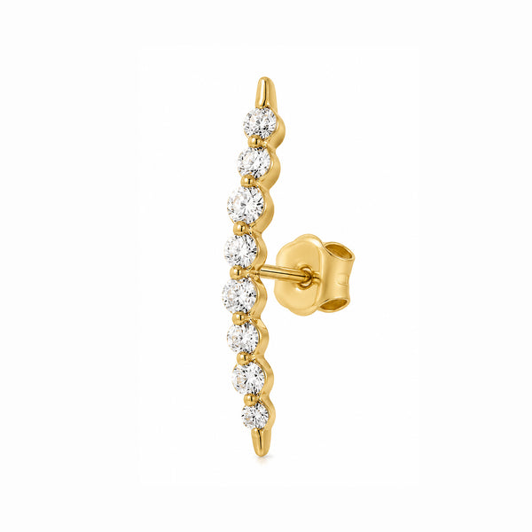 14K GOLD DIAMOND KACEY EARRING