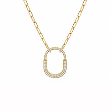14K GOLD DIAMOND BAILEY NECKLACE