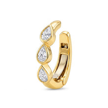 14K GOLD DIAMOND DIANE EAR CUFF